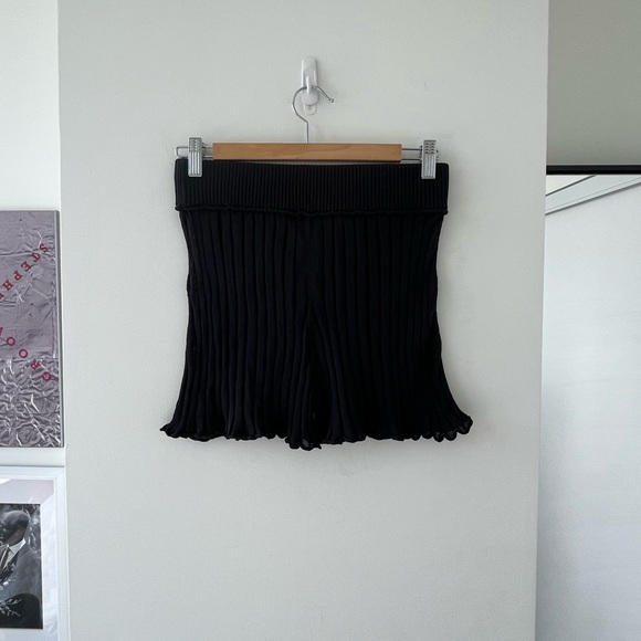 RUS SSENSE Exclusive Black Matto Shorts - Picture 6 of 7